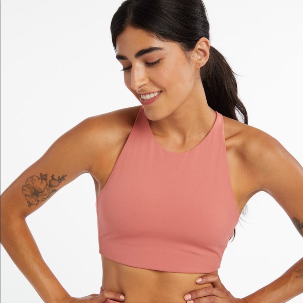 Girlfriend collective Topanga Bra Clay